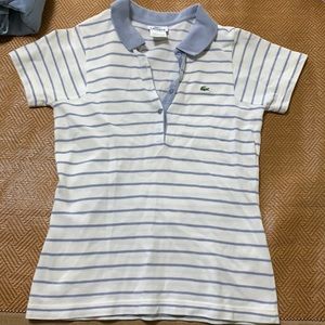 Women Lacoste Polo Shirt Size 36